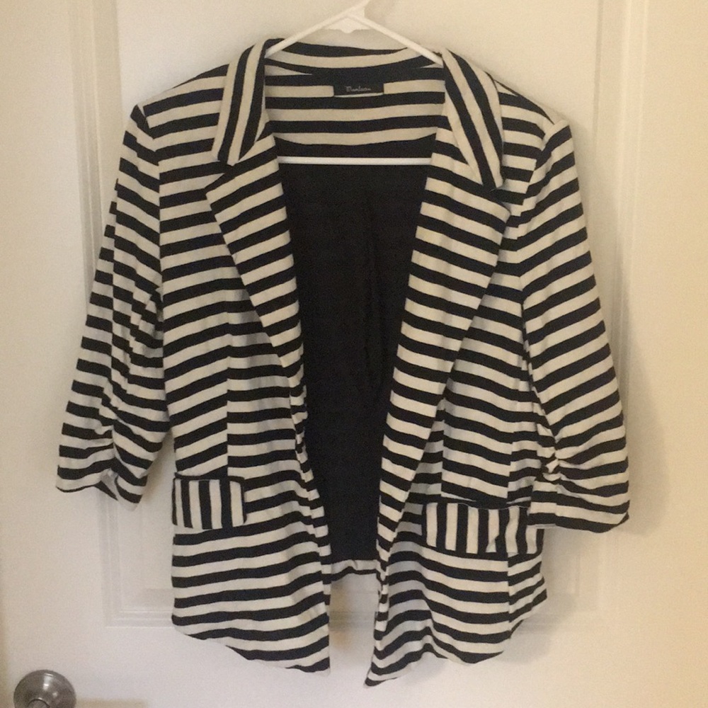 Linen stripe Blazer